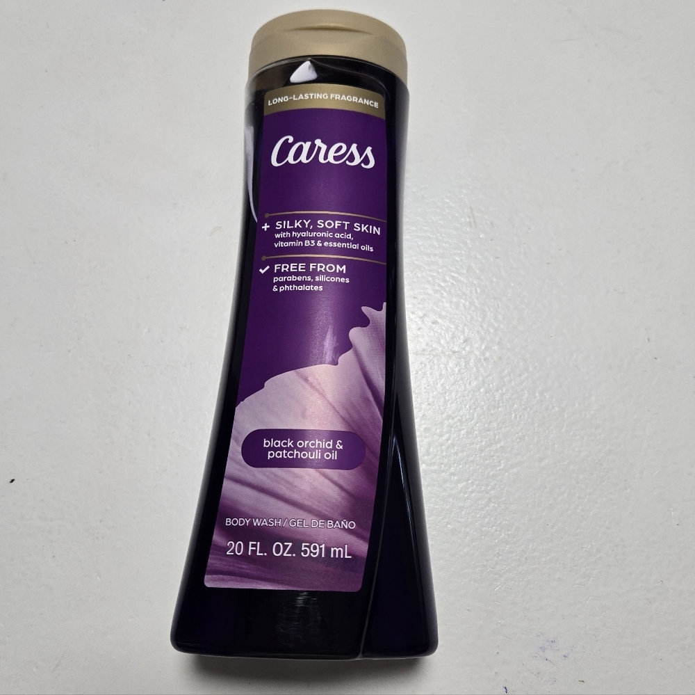 Caress Black Orchid & Patchouli Oil Body Wash Shower Gel 20 oz.